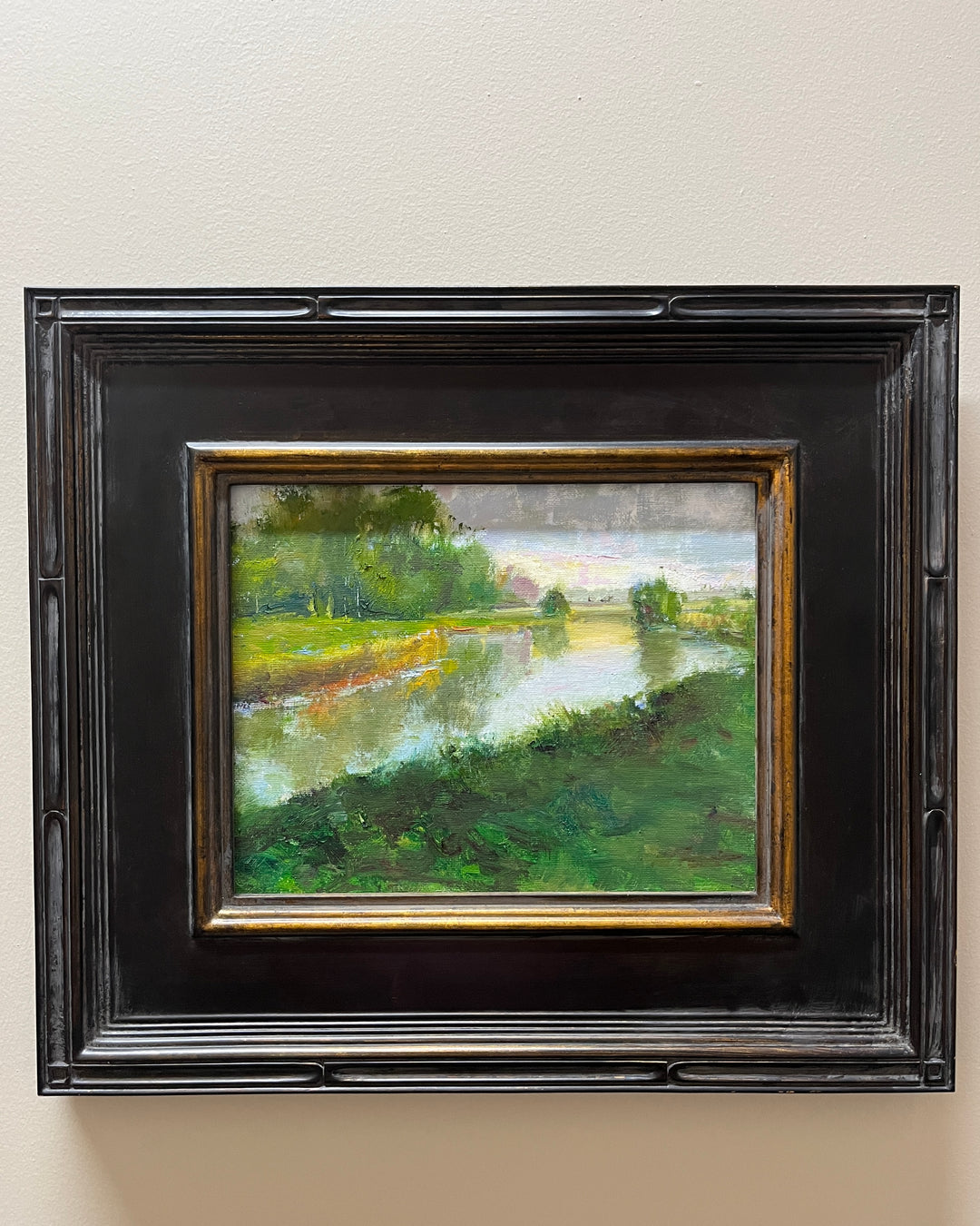 Serene Reflection / 8 x 10 Framed Original Oil Painting