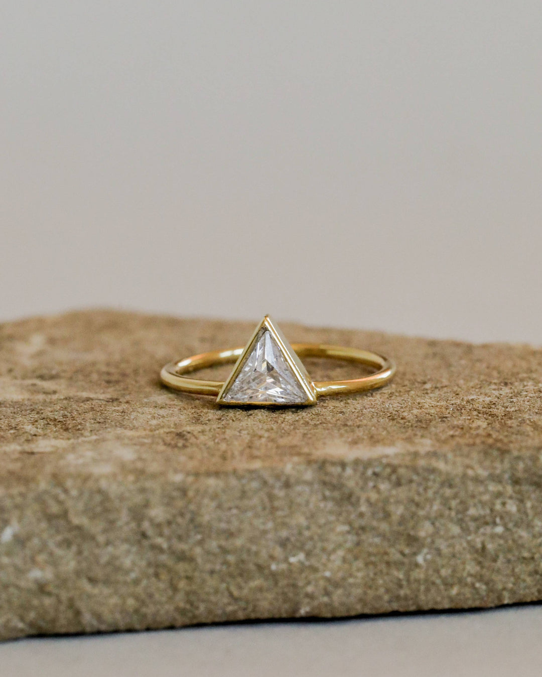 Triangle Gold Ring