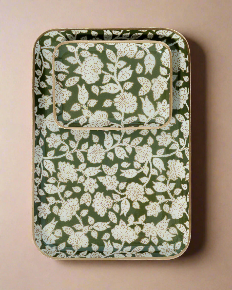 Jaya Green - Medium Tray