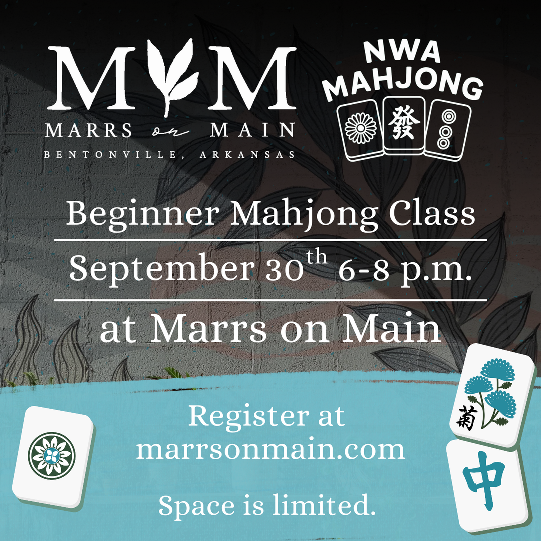 Mahjong, Beginner Class- September 30 6-8 pm (SOLD OUT)