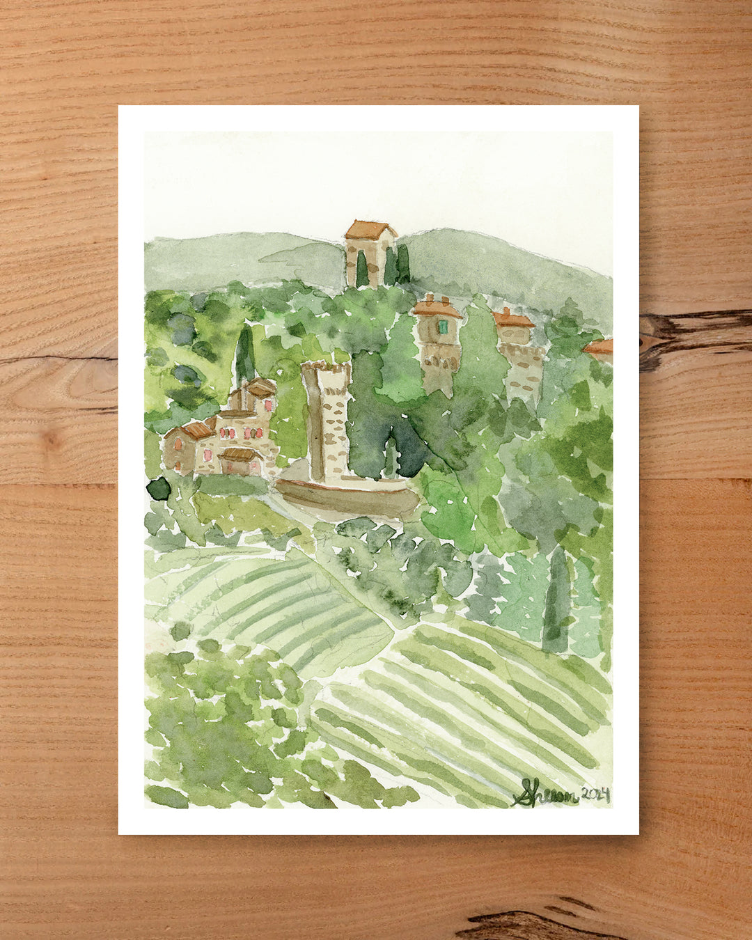 "A Moment in Panzano In Chianti" Print