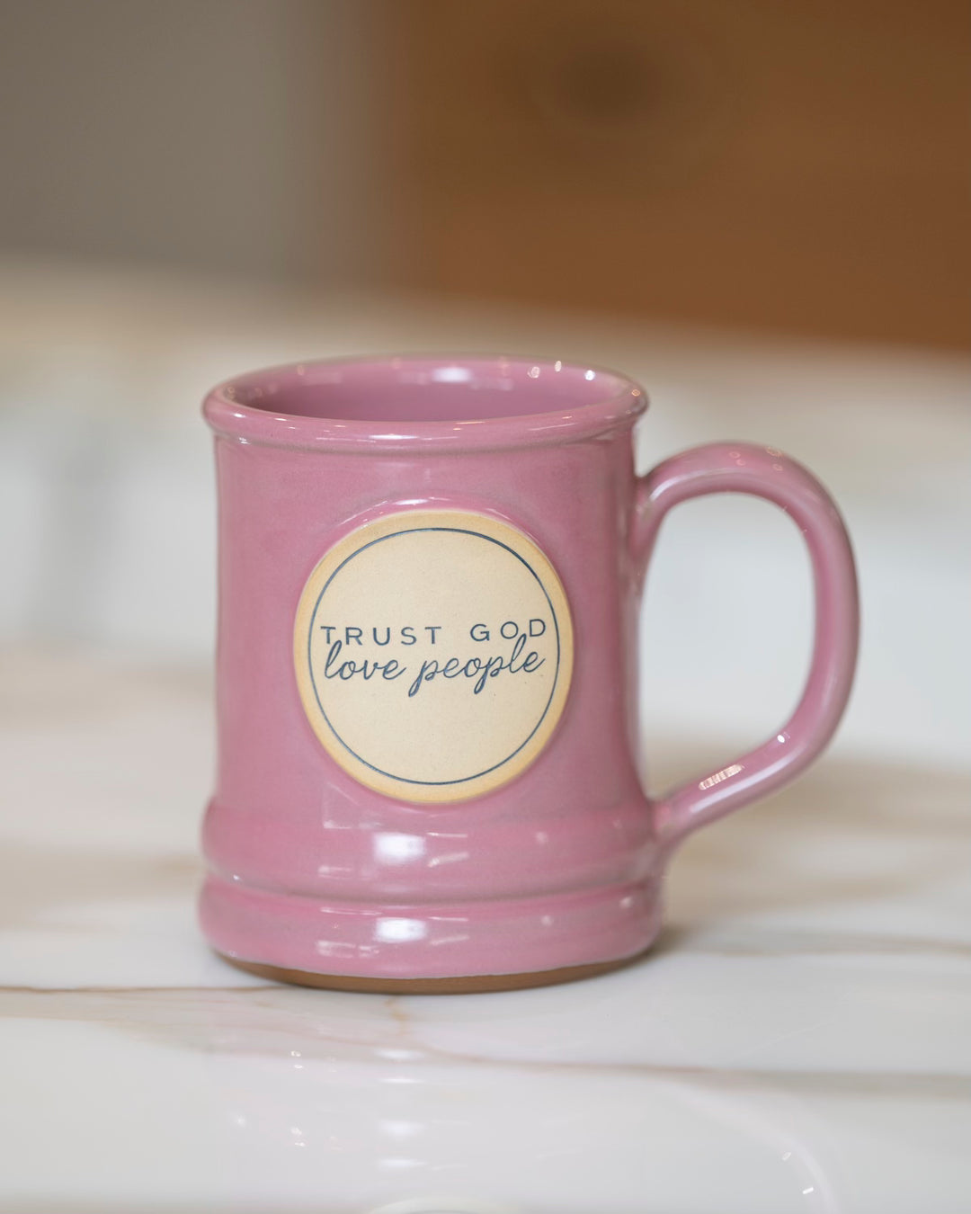Trust God Love People Mug