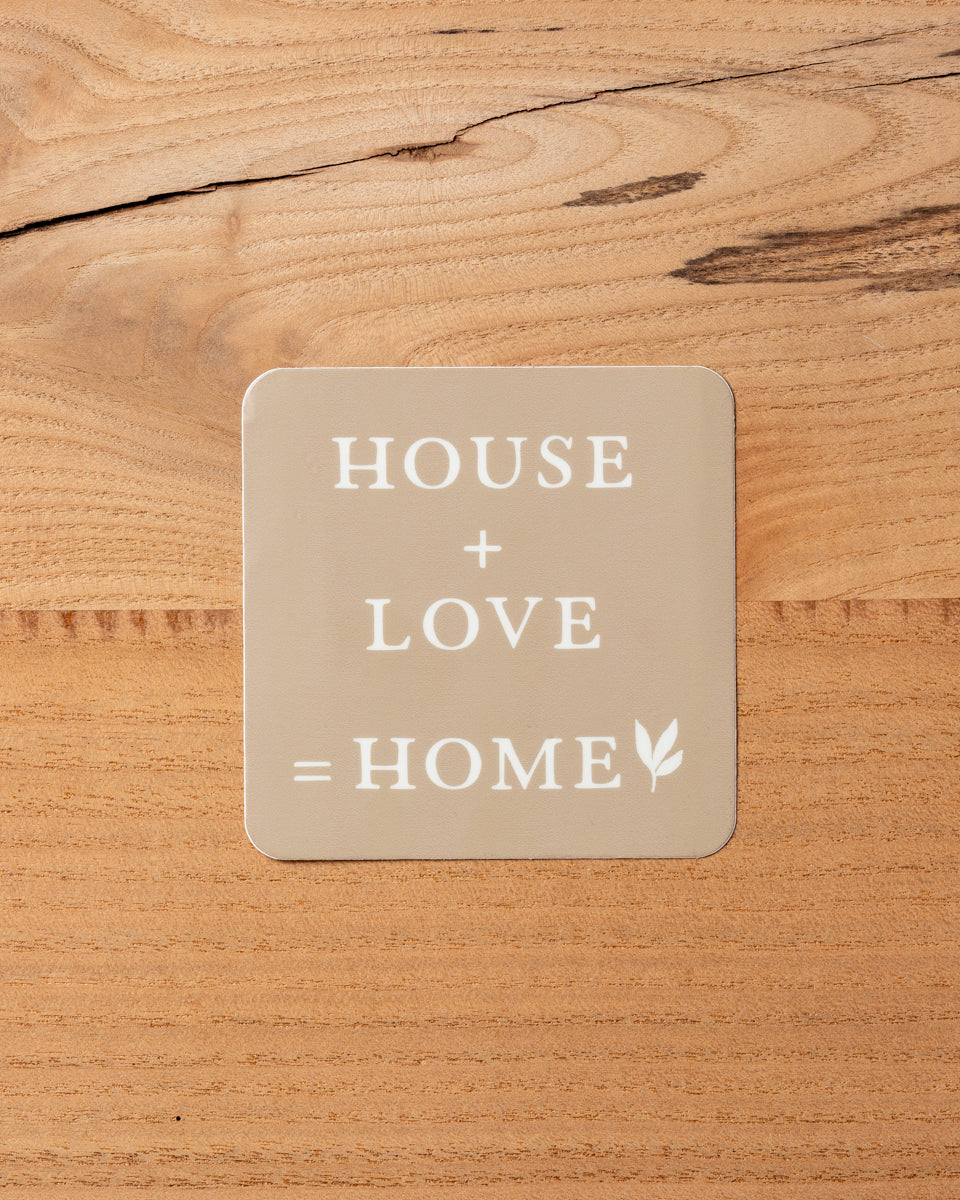 House + Love Sticker