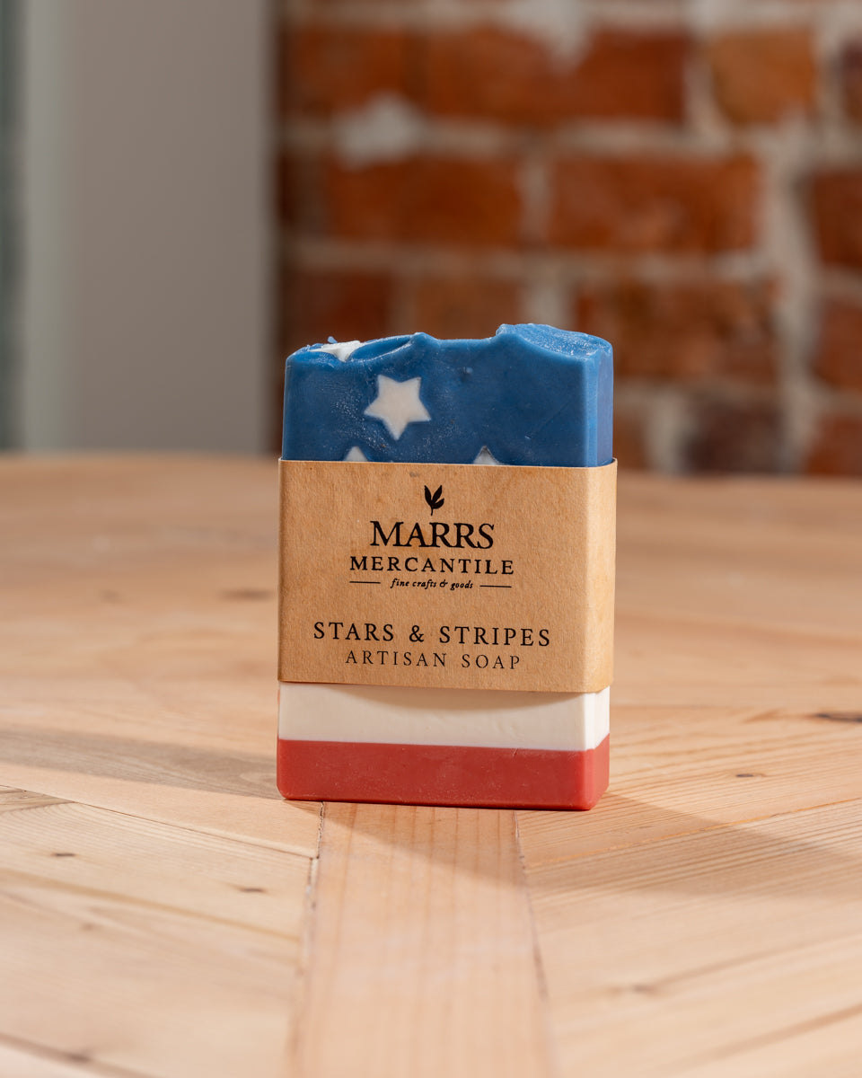 Stars & Stripes Flag Soap