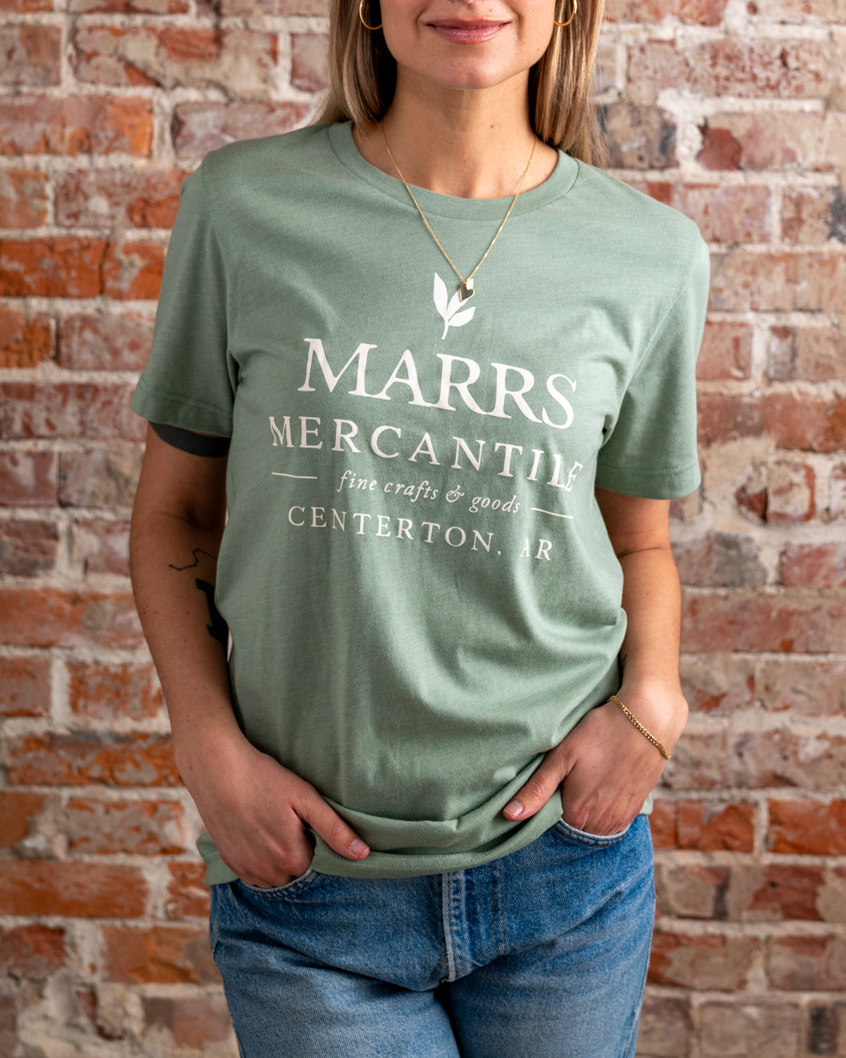 Marrs Mercantile Tee - Sage Green – Marrs Mercantile, LLC