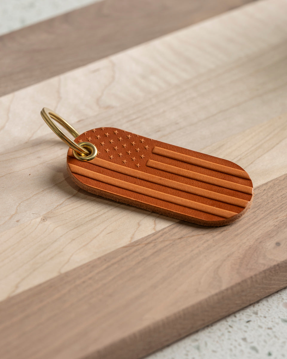 American Flag Key Chain