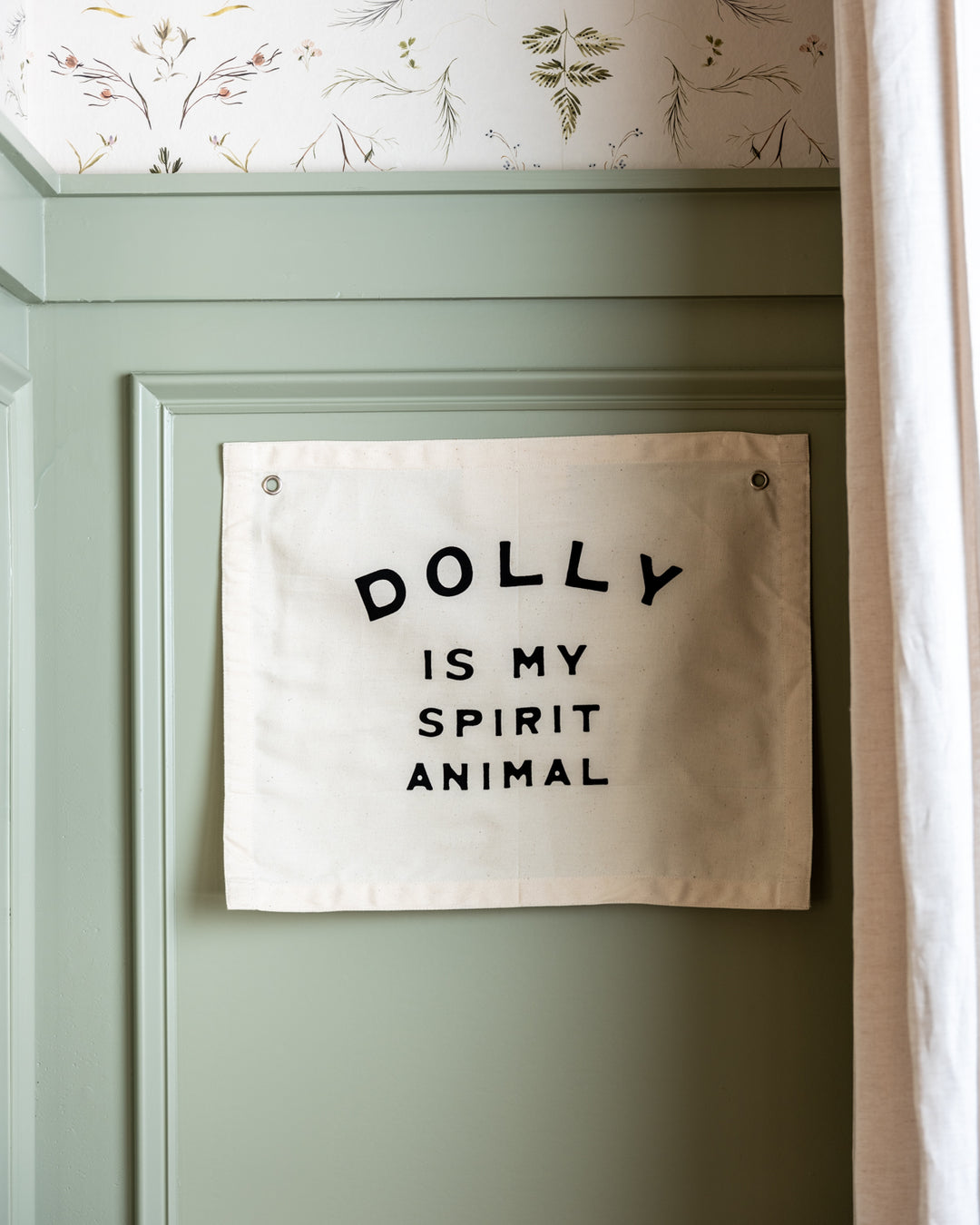 Dolly Is My Spirit Animal Canvas Banner