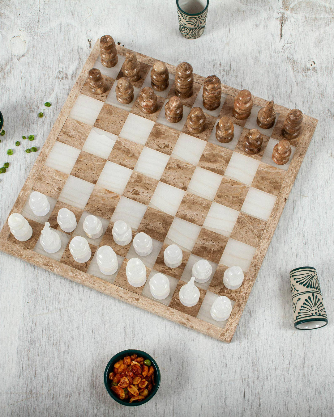 Challenge Onyx And Marble Chess Set