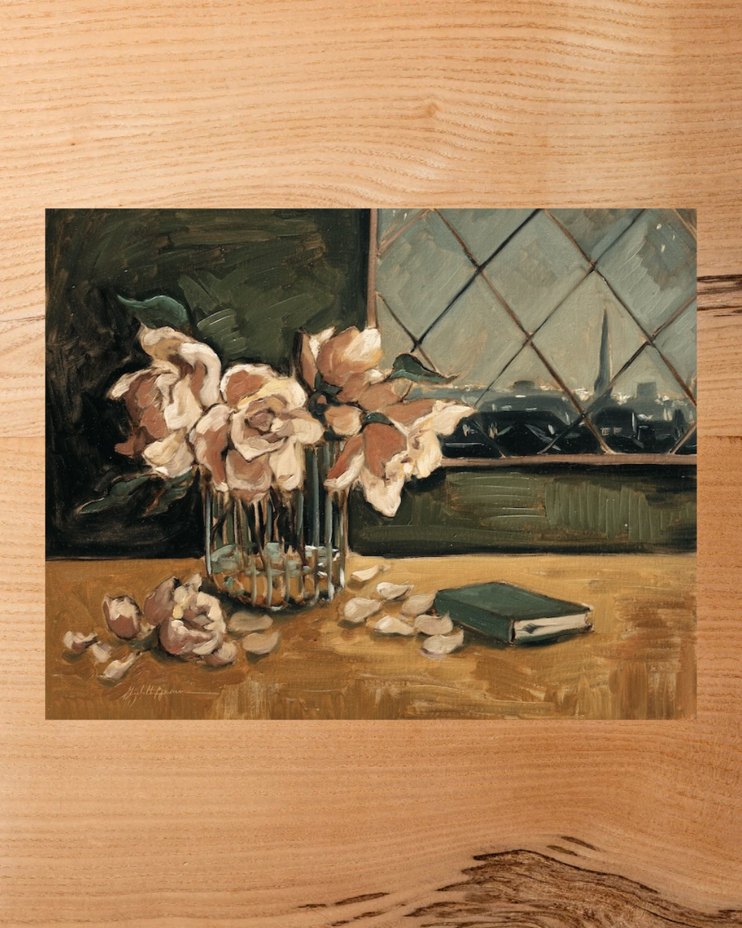 Peonies & Paris Print