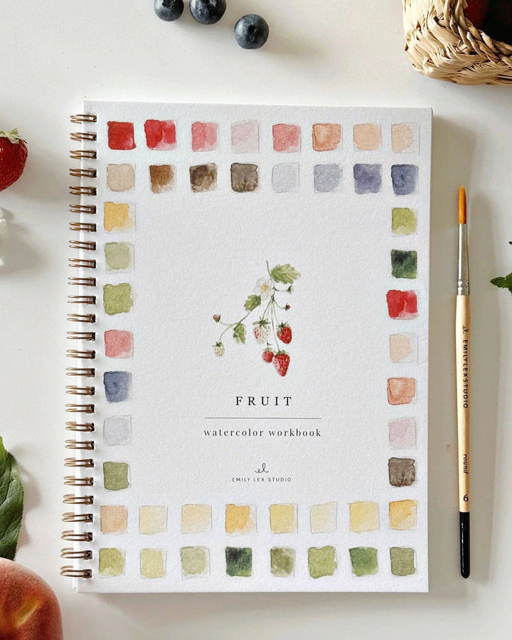 Fruit Watercolor Workbook