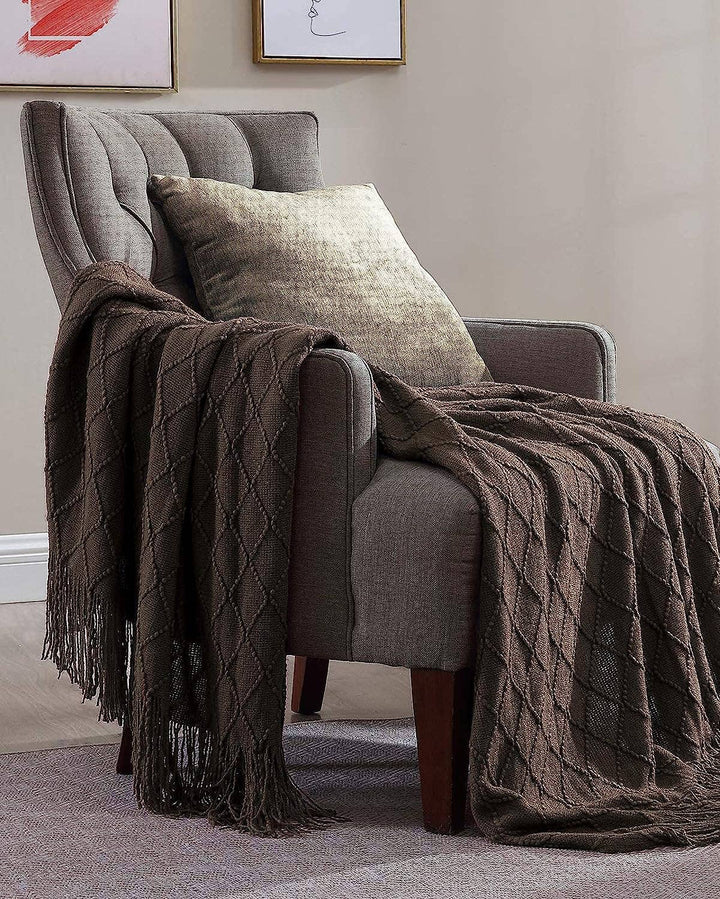 Knitted Throw Blanket
