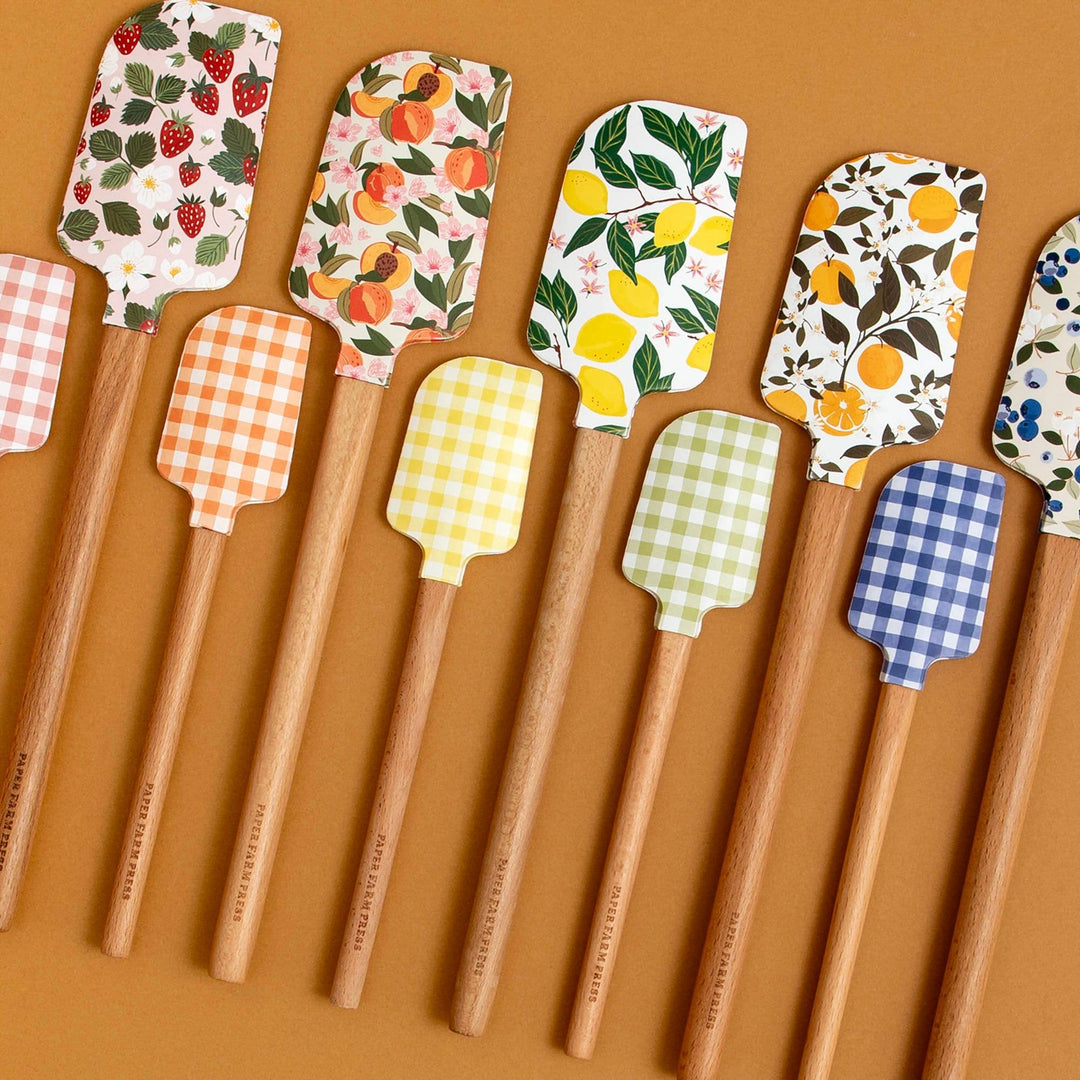 Blueberry Field Silicone Kitchen Spatulas - Set of 2