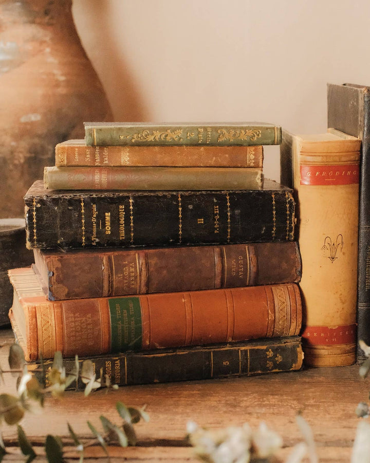 Vintage Leather-Bound Book