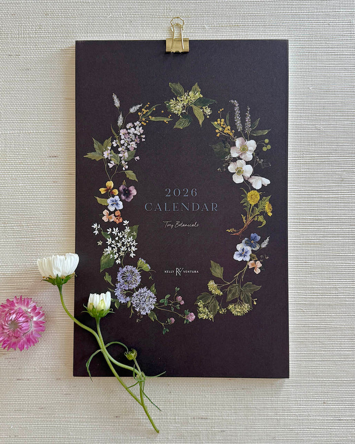 Kelly Ventura Botanical Calendar 2026