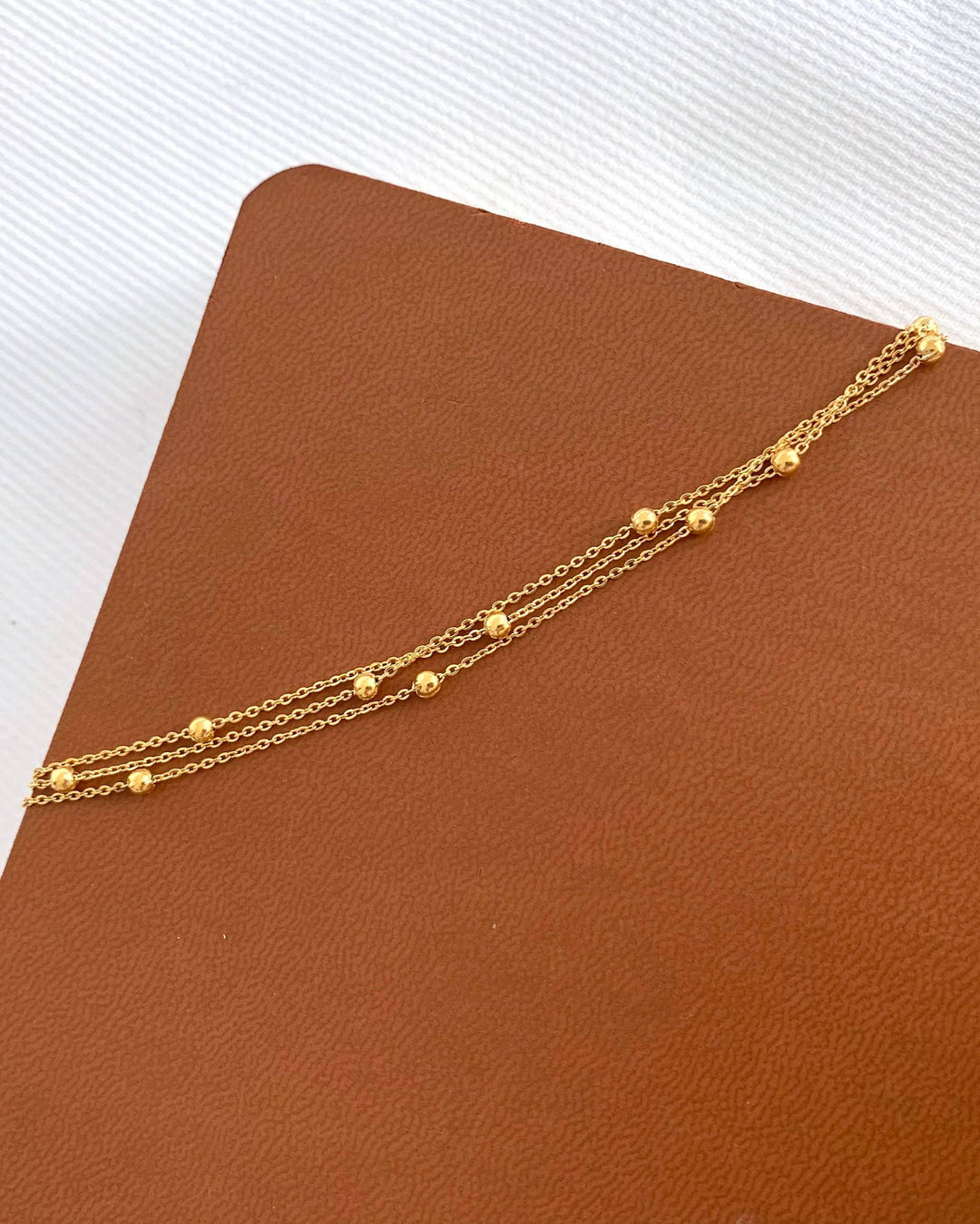 Charlotte Triple Chain Bracelet