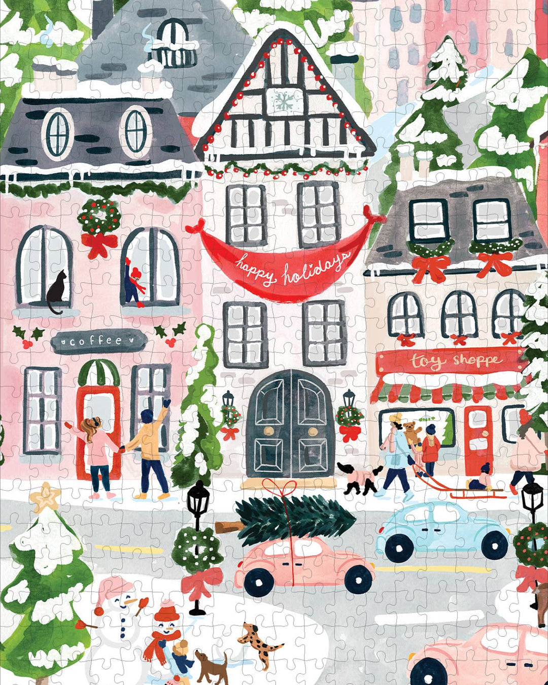 Christmas Village Puzzle 600 pc