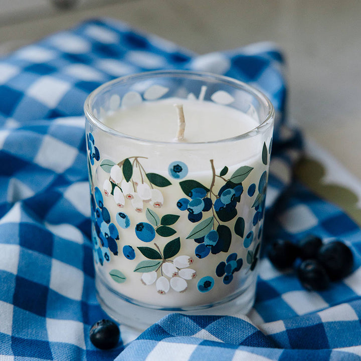 Blueberry Field Scented Soy Hand-Poured Candle