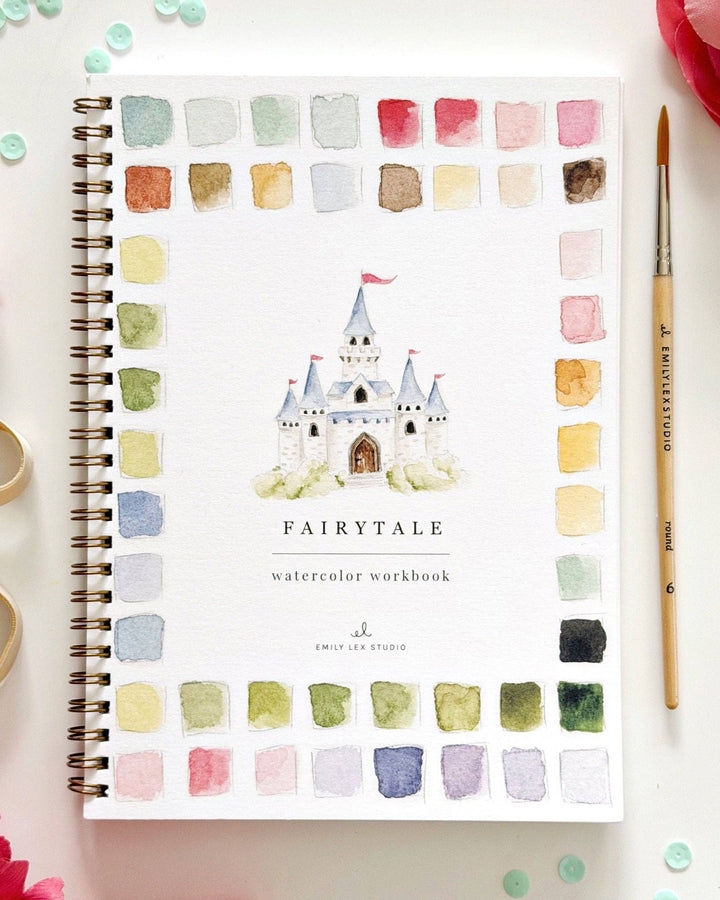 Fairytale Watercolor Workbook