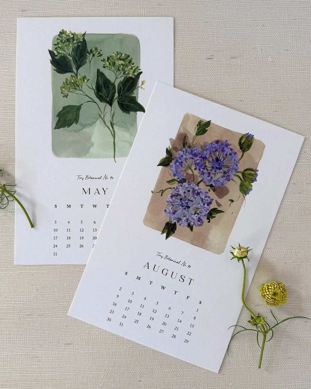 Kelly Ventura Botanical Calendar 2026