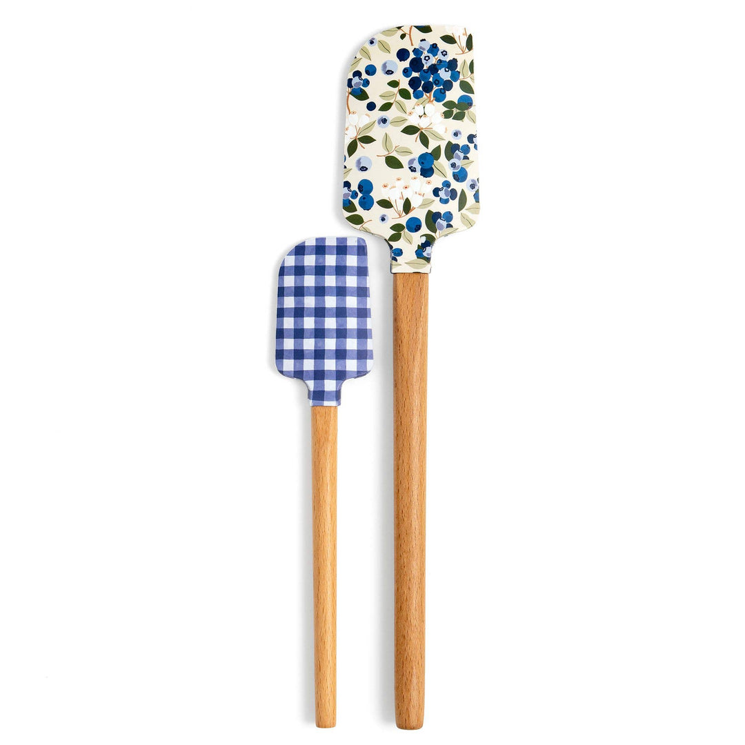 Blueberry Field Silicone Kitchen Spatulas - Set of 2
