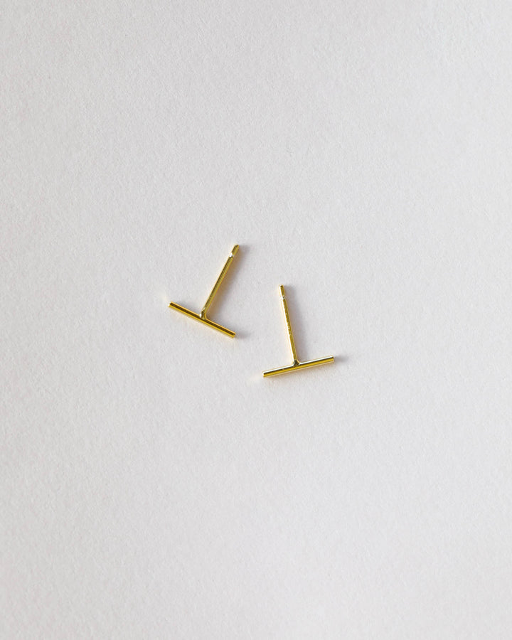 Sol - Gold Bar Earrings