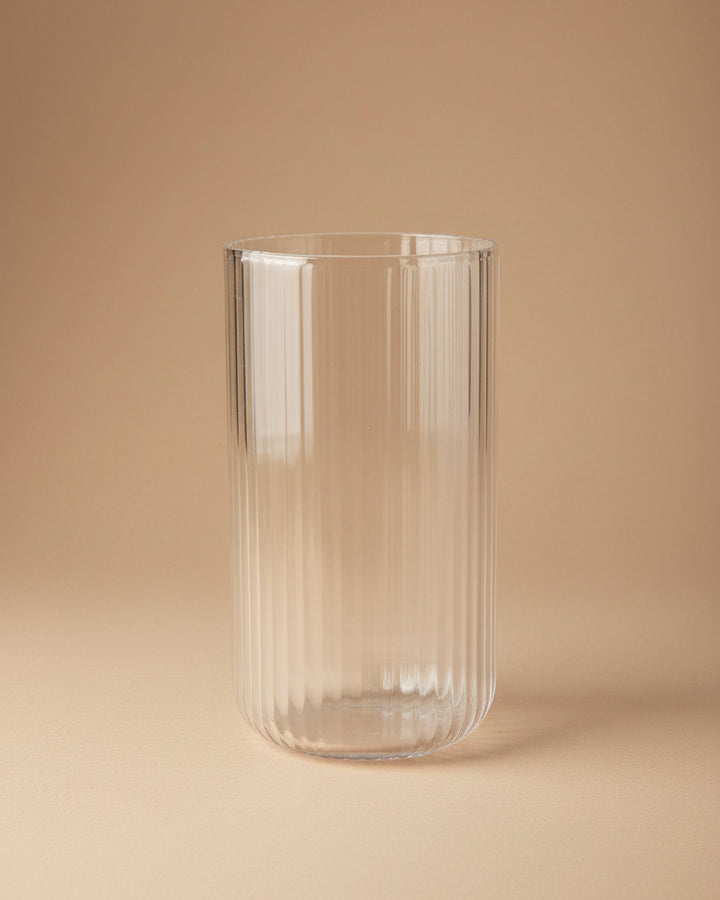 Clear Fluted Glass