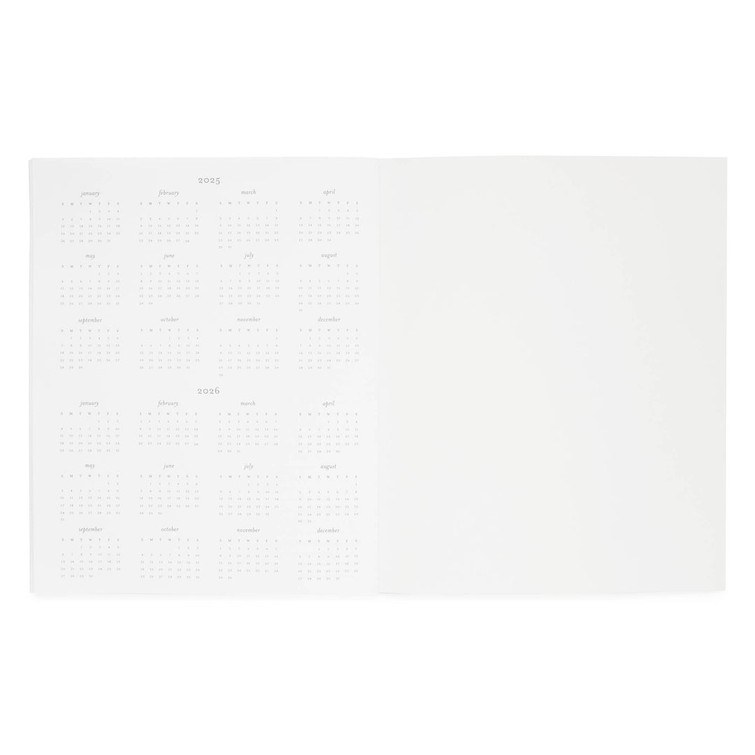 2025-2026 Rose Stripe Academic Monthly Planner