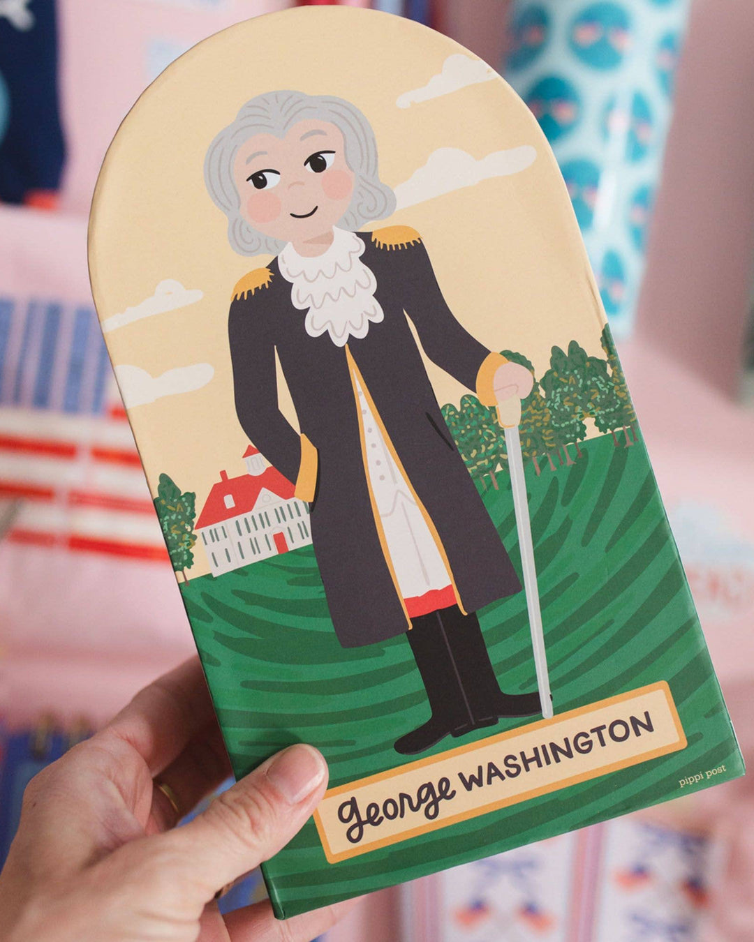George Washington Lady Liberty - 100 Pc Double-Sided Puzzle