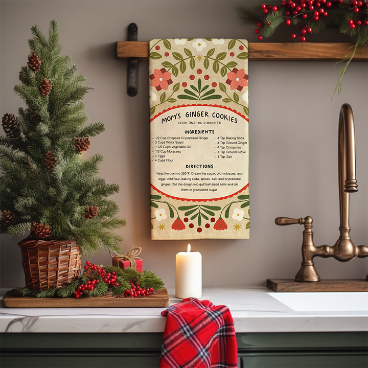 Ginger Cookies Tea Towel