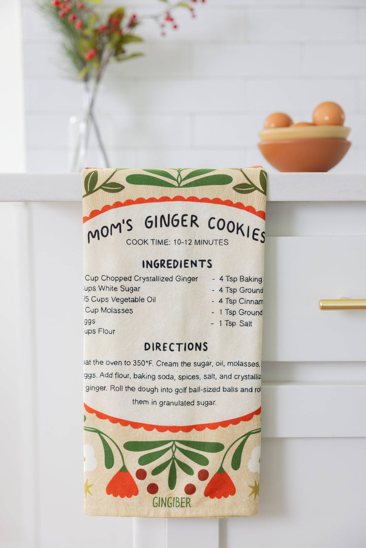 Ginger Cookies Tea Towel
