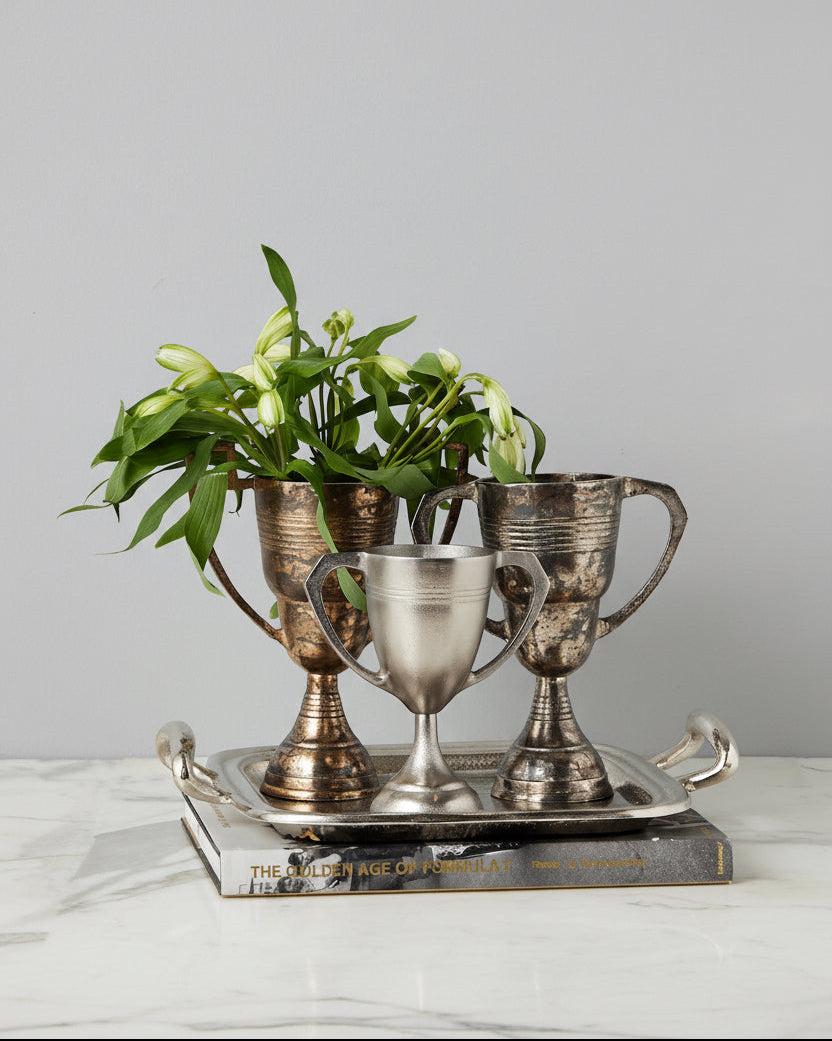 Small Silver Vintage Trophy Cup