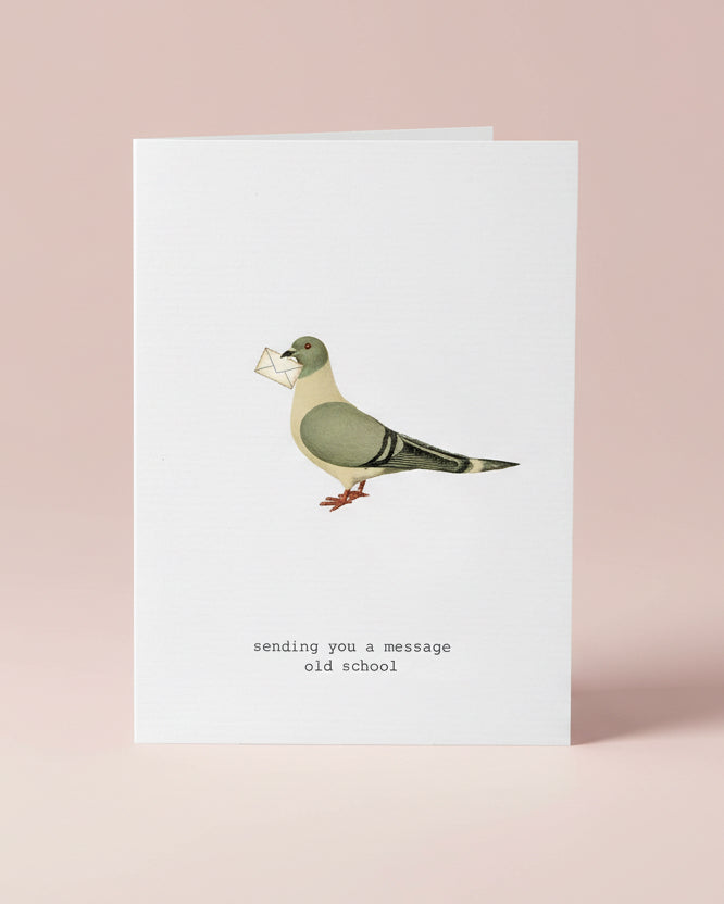 Sending You A Message Greeting Card