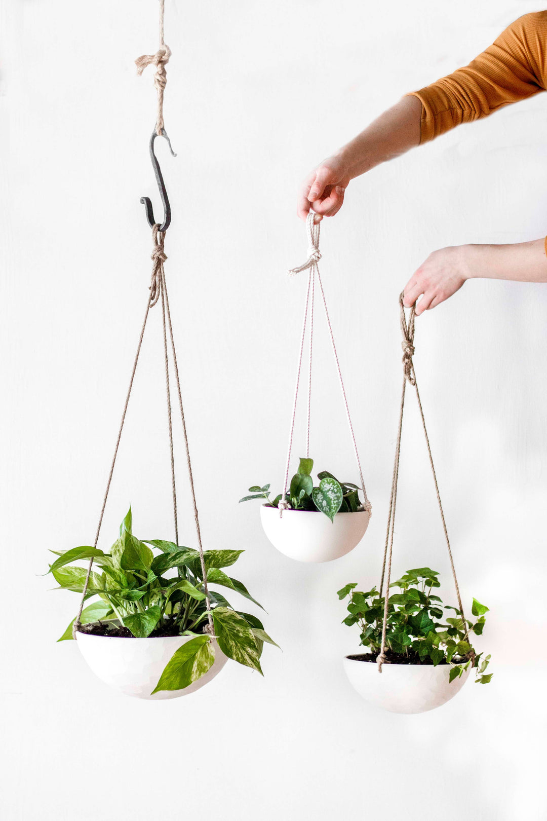 Hanging Planter - Small Handmade Ceramic Plant Hanger