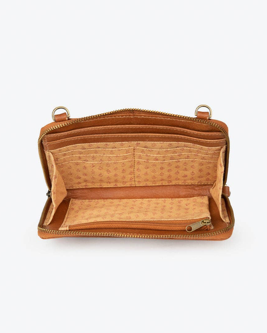 Crossbody Wallet - Camel