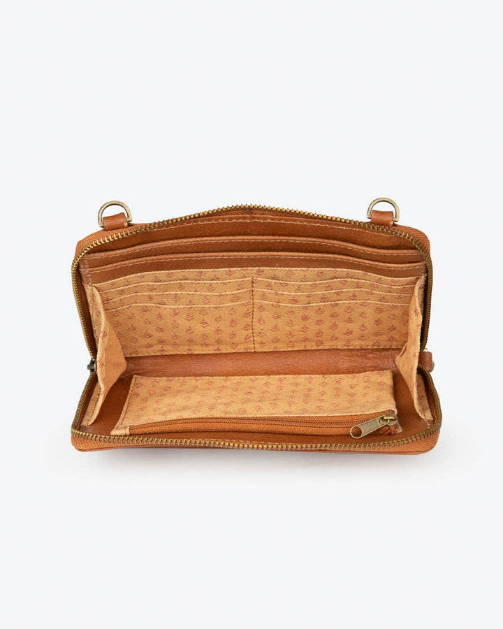 Crossbody Wallet - Camel