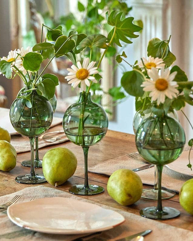 Spruce Wine Glass Shaped Vase