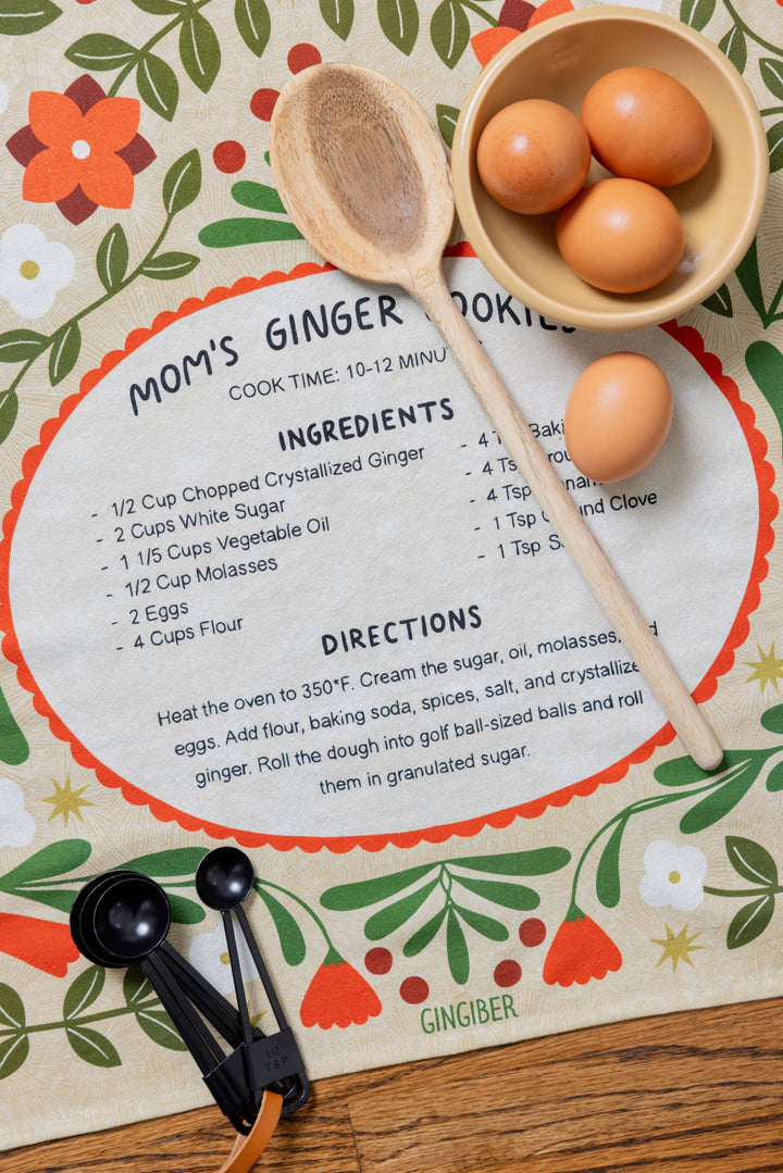 Ginger Cookies Tea Towel