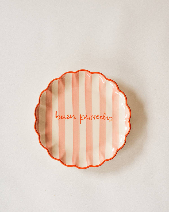 Kinsey Scallop Dessert Plate
