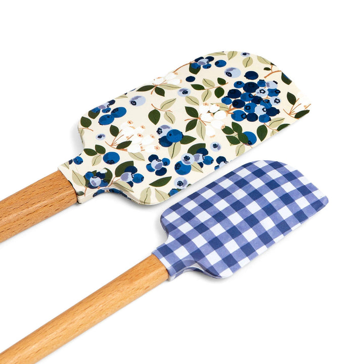 Blueberry Field Silicone Kitchen Spatulas - Set of 2