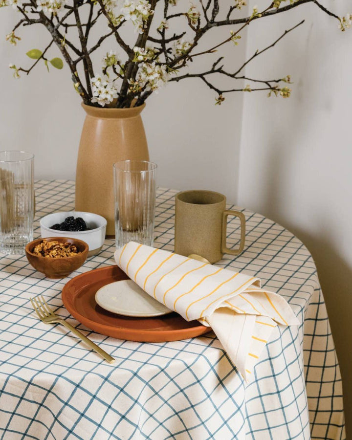 Block Print Stripe Napkin Set