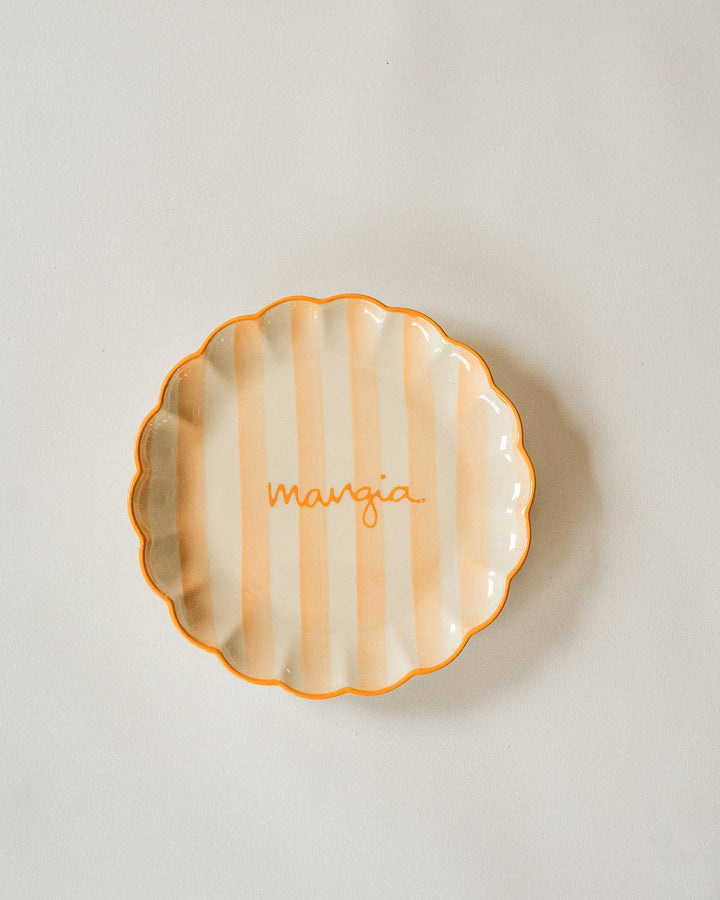 Kinsey Scallop Dessert Plate