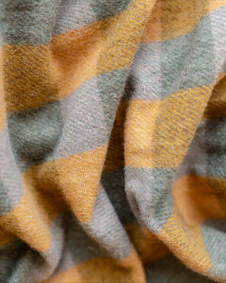 Sage Gingham Blanket