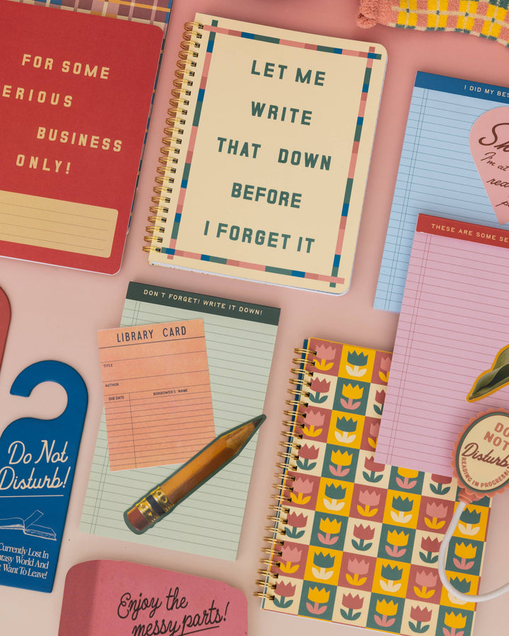 Mini Legal Pad Set, Serious Notes