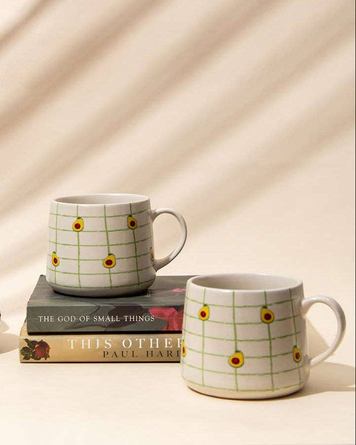 Avocado Checkered Mug