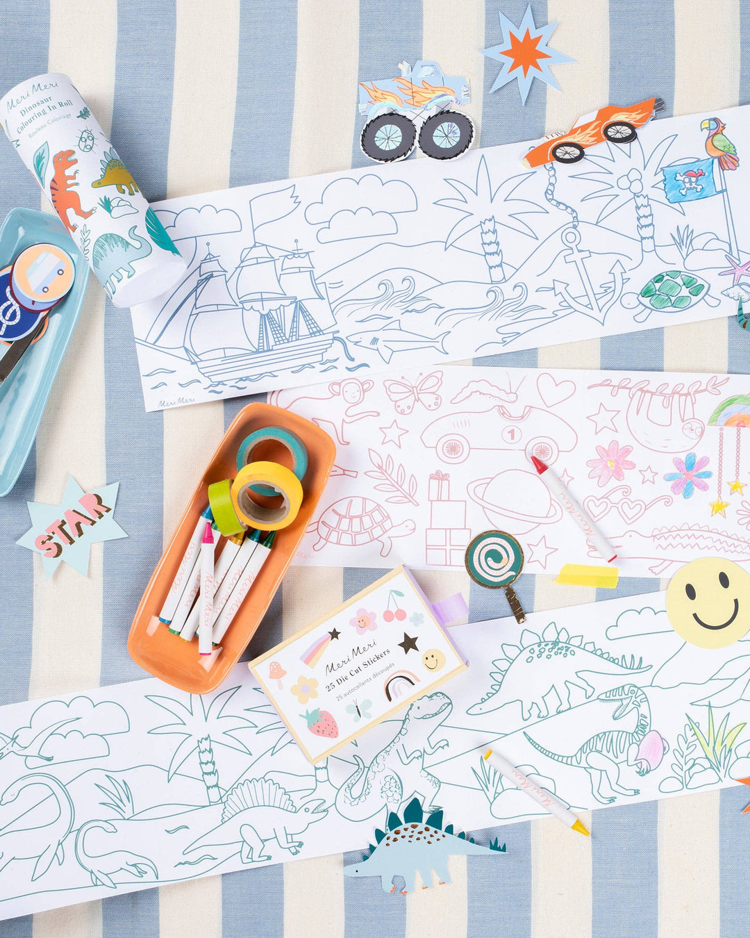 Dinosaur Coloring Roll