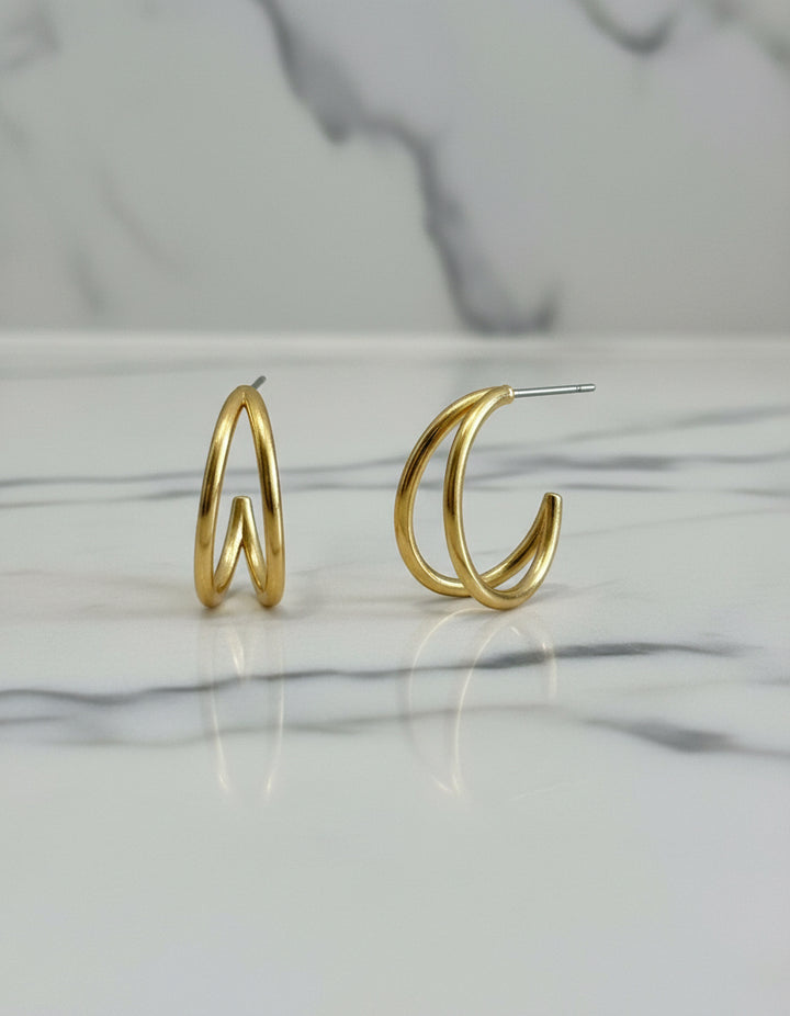 Illusion Double Hoop