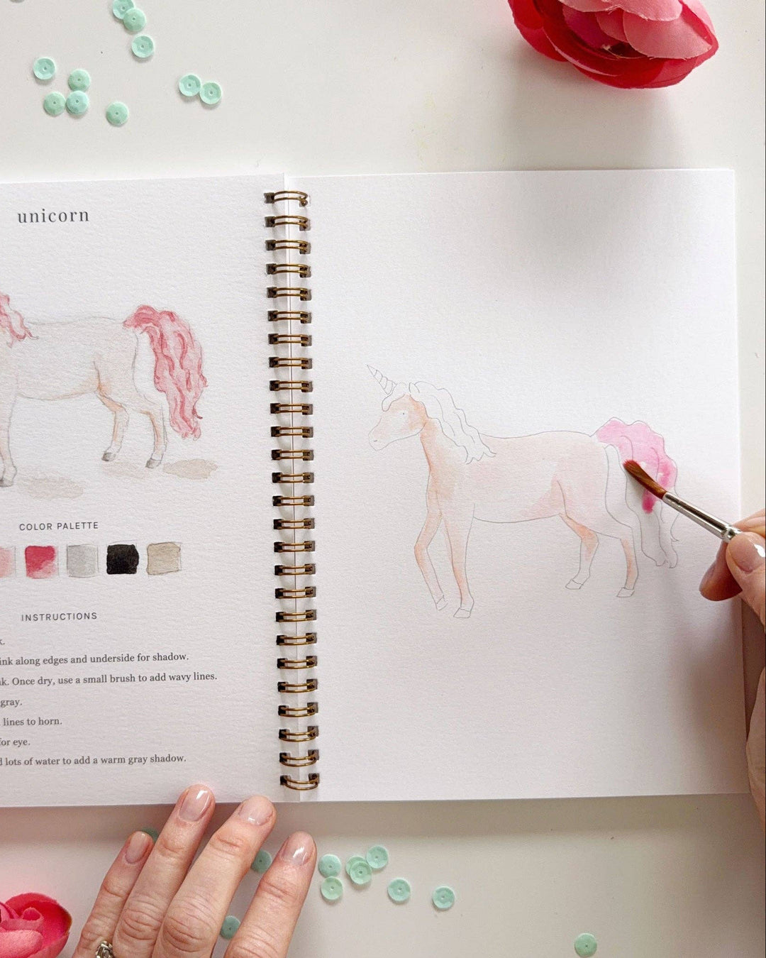 Fairytale Watercolor Workbook