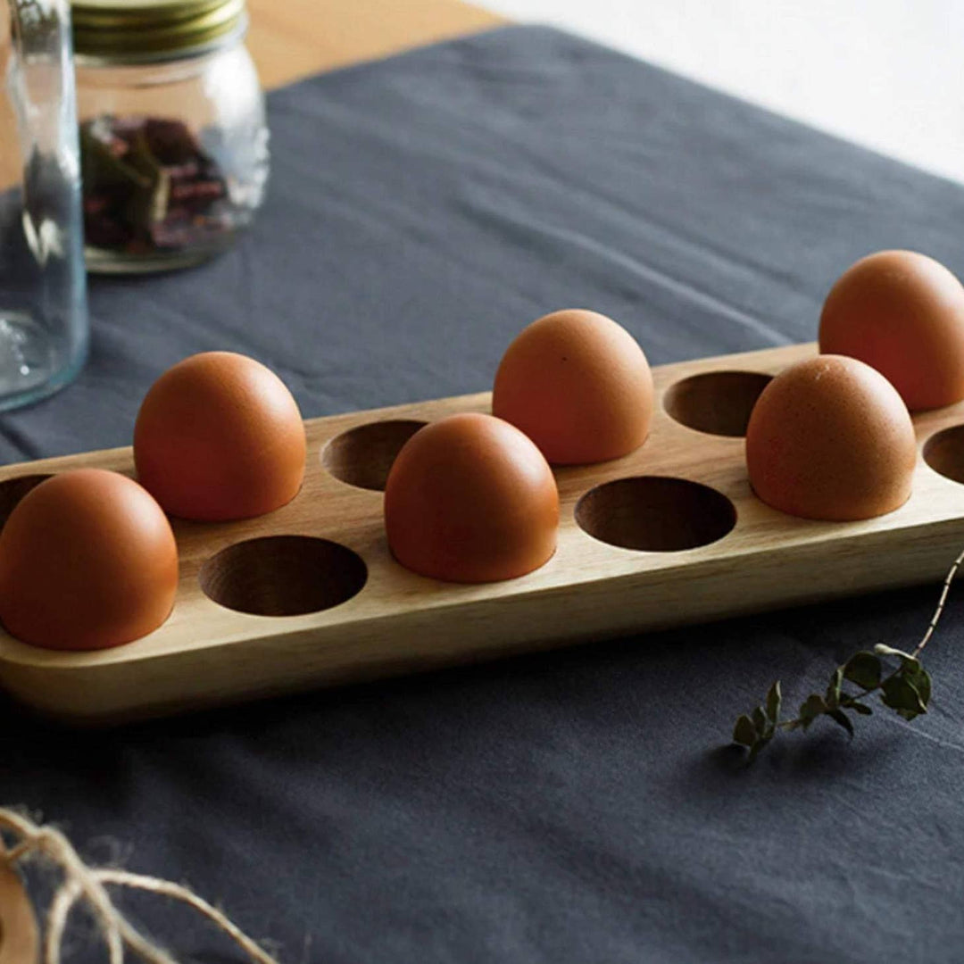 Acacia Egg Holder