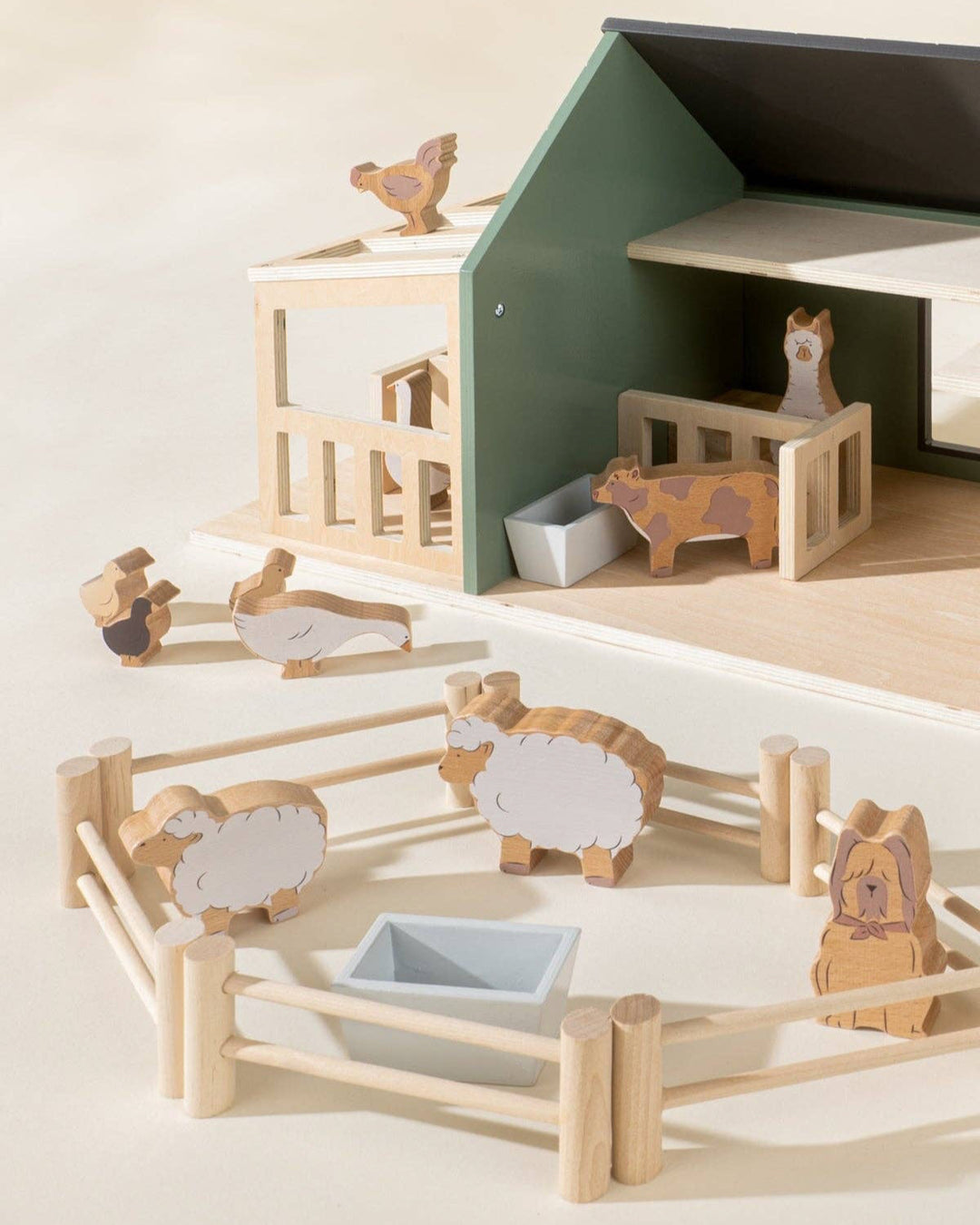 Wooden Farm & Accessories Set