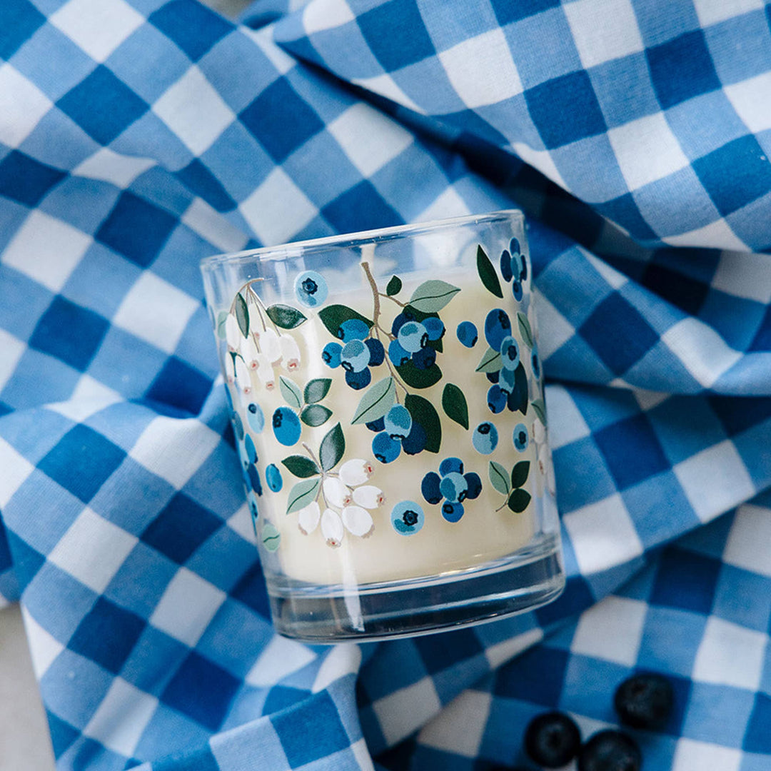 Blueberry Field Scented Soy Hand-Poured Candle